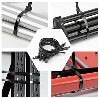 2,5 x 100 mm zwart  tie raps - tiewraps - bundelbandje - kunstofbandjes - plasticbandjes - electrabandjes - bandjes - pvc bandj