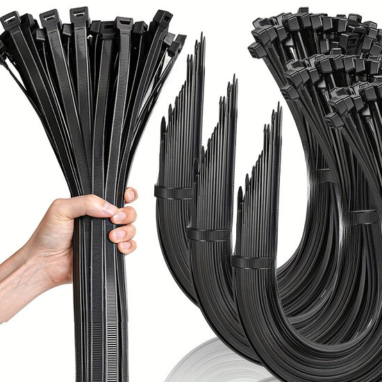 7,6 x250 mm kabelbinder - bundelbandje - trekbandje - kunstofbandje - pvcbandje - pvc tie rap - tie wraps - electrabandje - cab