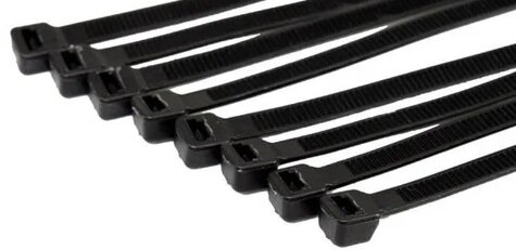 7,6 x250 mm kabelbinder - bundelbandje - trekbandje - kunstofbandje - pvcbandje - pvc tie rap - tie wraps - electrabandje - cab