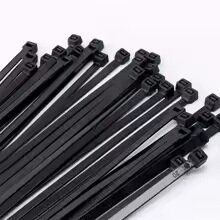 UV Kabelbinders Zwart 2.5 x 200 mm - Tiewraps - Tieraps - bundelbandje - trekbandje - electrabandje - kabel binders