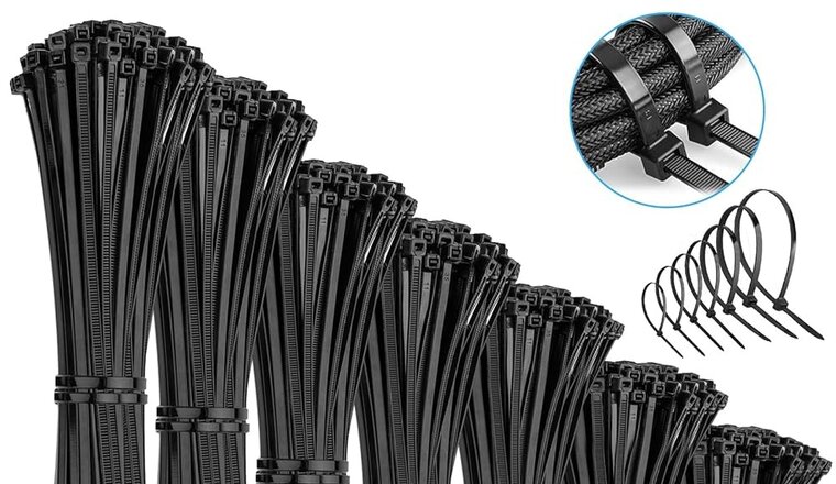 UV Kabelbinders Zwart 2.5 x 200 mm - Tiewraps - Tieraps - 100 delig - GEKO - bundelbandje - trekbandje - trekband - electraband
