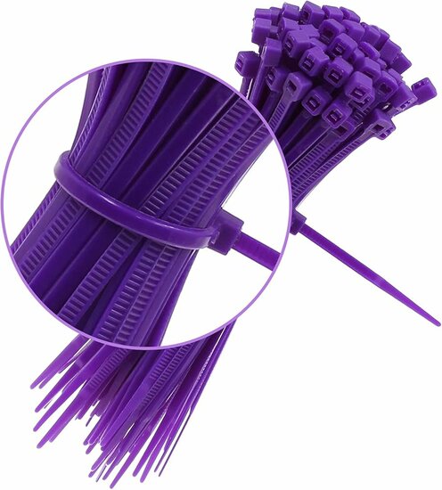Kabelbinders Blauw - 5 x 300 mm - Tiewraps - Tieraps - 50 delig - ASTA - bundelbandje - trekbandje -tieraps - tie rap - cabelzi