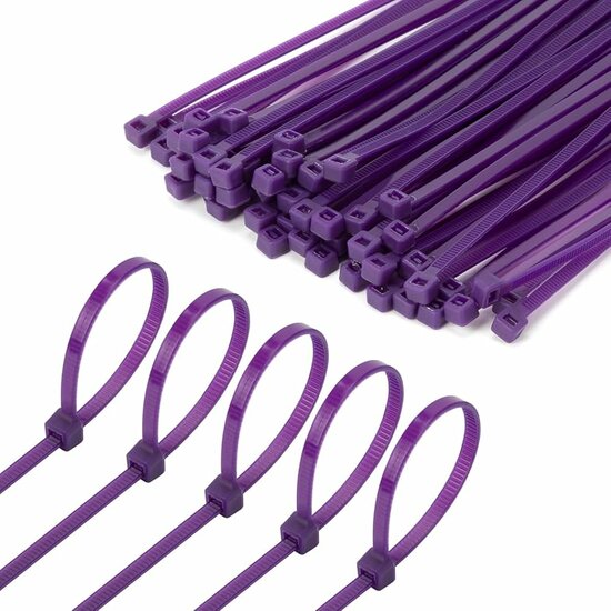 Kabelbinders Blauw - 5 x 300 mm - Tiewraps - Tieraps - 50 delig - ASTA - bundelbandje - trekbandje -tieraps - tie rap - cabelzi