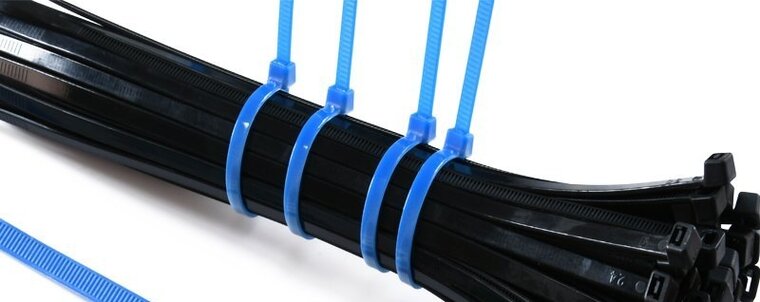 Kabelbinders Blauw - 5 x 300 mm - Tiewraps - Tieraps - 50 delig - ASTA - bundelbandje - trekbandje -tieraps - tie rap - cabelzi