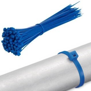 Kabelbinders Blauw - 5 x 300 mm - Tiewraps - Tieraps - 50 delig - ASTA - bundelbandje - trekbandje -tieraps - tie rap - cabelzi
