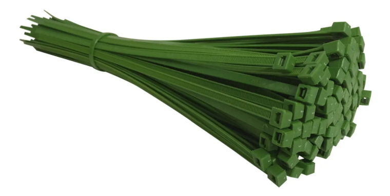 Kabelbinders groen - 3.6 x 200 mm - Tiewraps - Tieraps - 100 delig - Hofftech - cabel zipper - bundelbandje - trekbandje - trek
