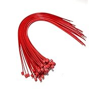 Kabelbinders Rood - 5 x 250 mm - Tiewraps - Tieraps - 50 delig - ASTA - kabelbinder - cable zipper red - rode kabel binders - b