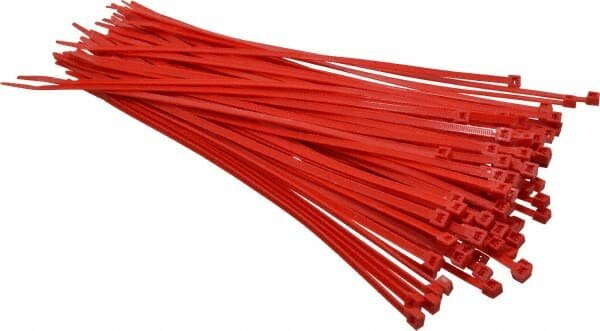 Kabelbinders Rood - 5 x 250 mm - Tiewraps - Tieraps - 50 delig - ASTA - kabelbinder - cable zipper red - rode kabel binders - b
