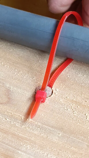 Kabelbinders Rood - 5 x 250 mm - Tiewraps - Tieraps - 50 delig - ASTA - kabelbinder - cable zipper red - rode kabel binders - b