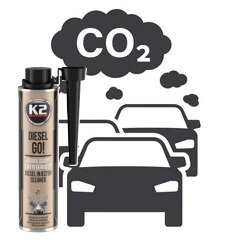k2 diesel go injector cleaner 250ml - reiniger voor diesel injectoren - rook vermindering - brandstofadditief - uitstoot vermin