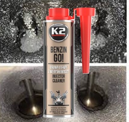k2 benzine injector cleaner - rookvermindering - motor optimalisator - koolaanslag verwijdering benzine