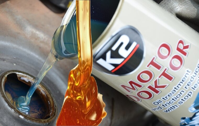 k2 motor doktor 443ml olietoevoeging - mengsmering voor motorolie - verbetering motorcompressie prestatie en afdichtingen - dik