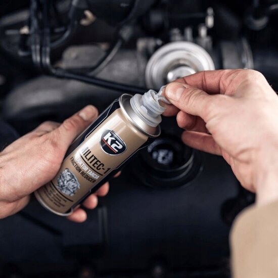 k2 militec 1 synthetisch additef 250ml - dunne duurzame laag op metaal delen - slijtage verminderaar - wrijving verminderling d