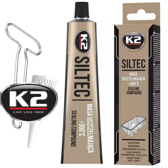 k2 motorafdichting sealing siltec 90gram - sealing compound - motordeel afdichting - afdichten deksels - siliconen afdichting k