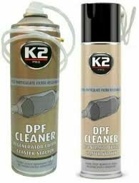 k2 dpf cleaner - diesel filter schoonmaak spuitbus - roetdeeltjes oplosser - dpf filter cleaning additief - reiniging voor dies