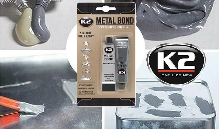 k2 metelbond 56,7 g - epoxylijm - twee componenten epoxyhars met harder - creëert extreem sterke verbinding