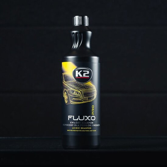 k2 fluxo pro - 1l - zure shampoo voor auto's met coating - veilig voor coating