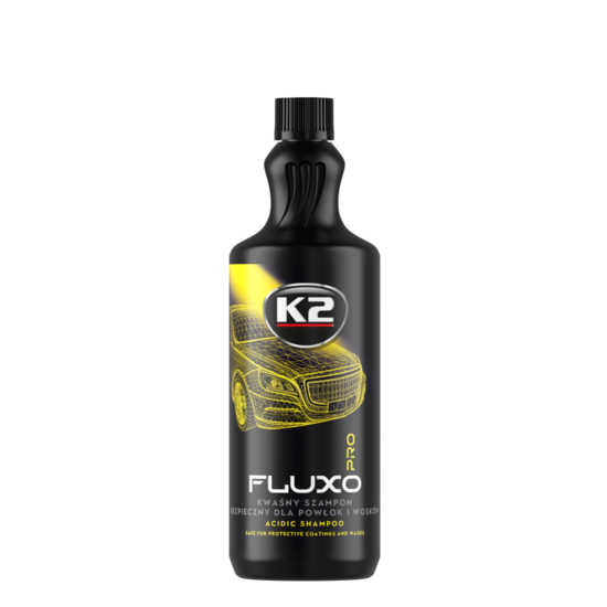 k2 fluxo pro - 1l - zure shampoo voor auto's met coating - veilig voor coating
