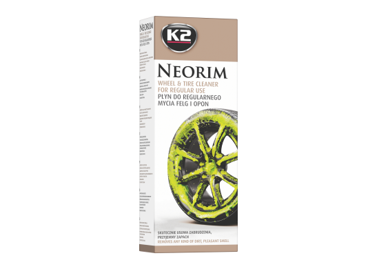 k2 neorim 700 ml - banden en velgreiniger - corrosieremmers - neon effect - zuurvrij - wielreiniger