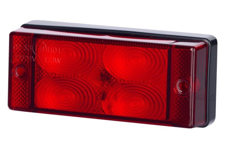 universele remlicht - derde remlicht 12 en 24 volt - stoplich - remlamp - horpol