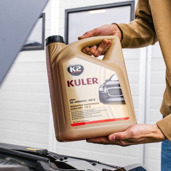 koelvloeistof rood 5 liter - radiator vloeistof - koelwater - k2