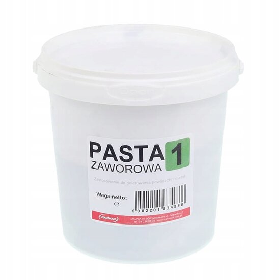 klepslijppasta type 1 fijn - 0,5kg - olieoplosbaar - lapping compound