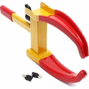 wielklem universeel - wielslot - Slot - wiel klem - wiel slot - aanhangerslot - caravanwielslot