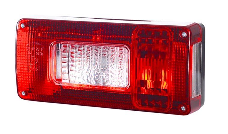 achterlicht links 200x100x55mm - achterlamp - aanhangerlamp - horpol