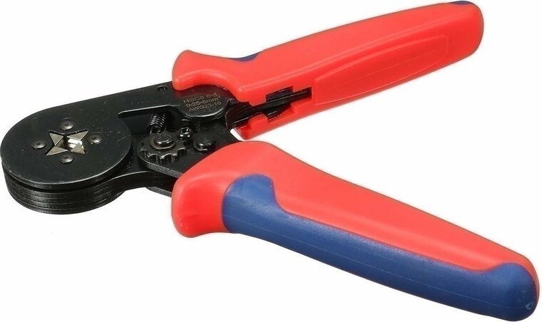 krimptang voor connectoren adermondstukken en elektrische terminals - 0,25 mm2 - 10 mm2