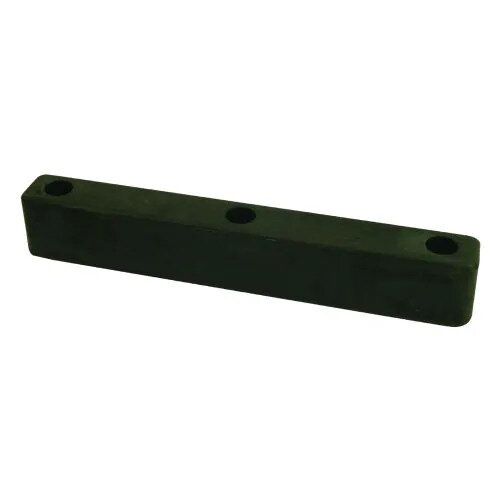 stootkussen 305x55x28x105mm 3 gaten - stootrubber - stootkussen