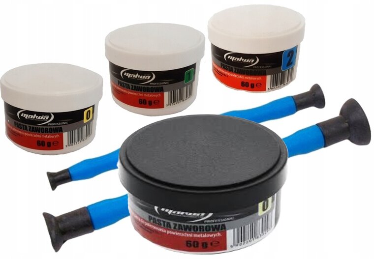 klepslijppasta type 0 fijn - slijppasta 60 gram - kleppenpasta - lapping compound - klepslijppasta 0