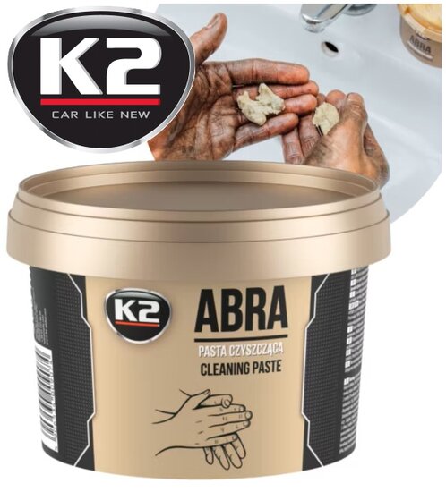 k2 handen wassen pasta - reinigingpasta - ideal voor werkplaatsen - anti-olie en vet - fijne korrel