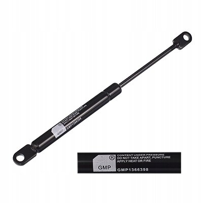 gasdrukveer max 100N - 265mm - gasveer - gasveren - gas veer