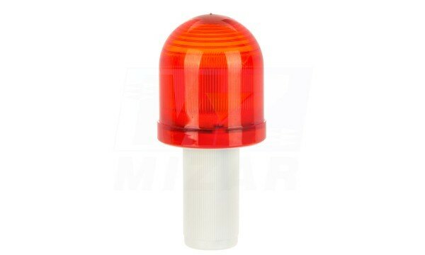 opvouwbare waarschuwingskegel - met led-verlichting, h=400mm
