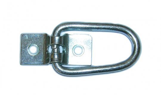 oogplaat d-ring 37x30 - sjoroog - bindoog - bindhaak - dekzeilhouder