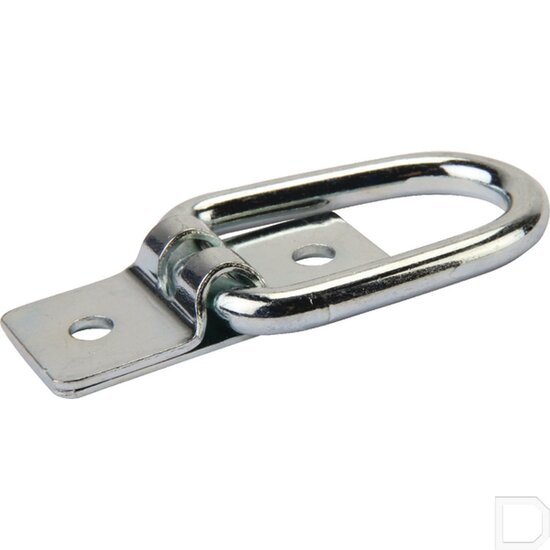 oogplaat d-ring 45x30 - sjoroog - bindoog - bindhaak - dekzeilhouder