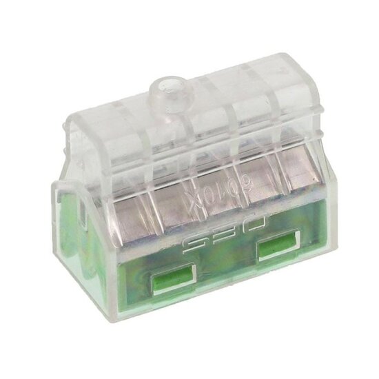snelle elektrische connectoren - 10 connectoren draad - tot 2,5 mm2 - 10 stuks/pak