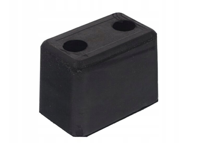 stootkussen 115x75x80x65mm 2 gaten - stootrubber - stootkussen