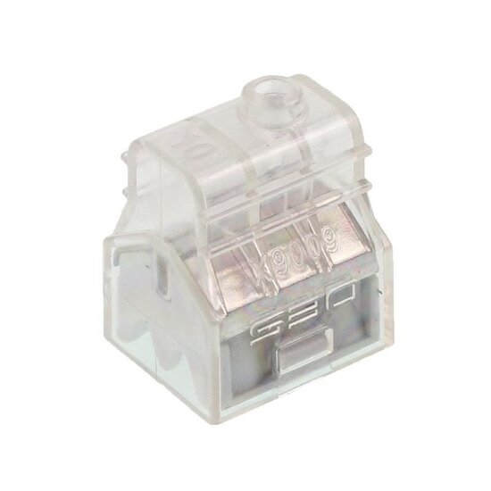 snelle elektrische connectoren - 6 connectoren draad - tot 2,5 mm2 - 10 stuks in pak
