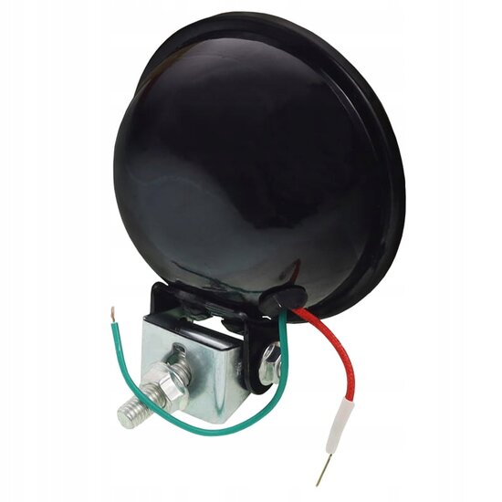 ronde metalen werklamp - 91mm - 12v - 55w - lamp - gloeilamp 