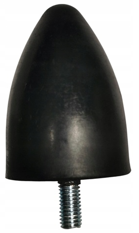 rubber buffer - voor koelslot - 1 bout