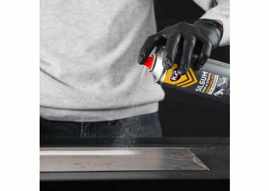 k2 silgum - witte siliconenkit - waterdicht en elastisch - voor daken-goten en bouw - 400ml