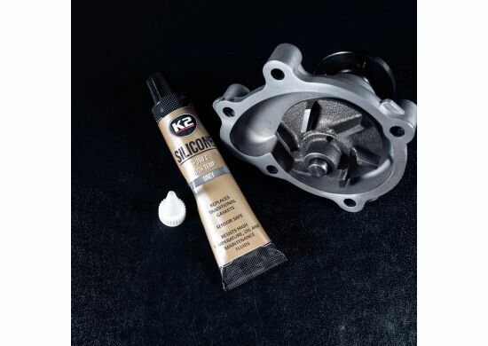 k2 grijze hittebestendige siliconen kit - hoge temperatuur afdichtingspakking - voor motoren en uitlaatsystemen