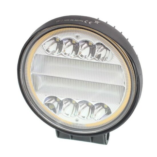 led werklamp - rond en krachtig - contourlicht en helder - voor 12-24V voertuigen