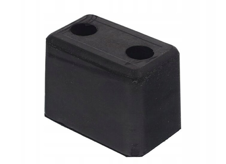 stootkussen 115x75x80x65mm 2 gaten - stootrubber - stootkussen