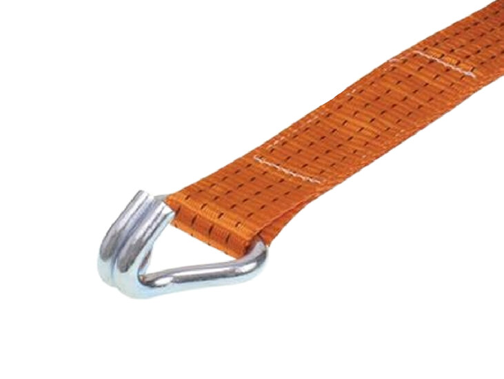 spanband - sjorband - 3 punts - 4 ton - 4 meter- dubbele vingerhaken