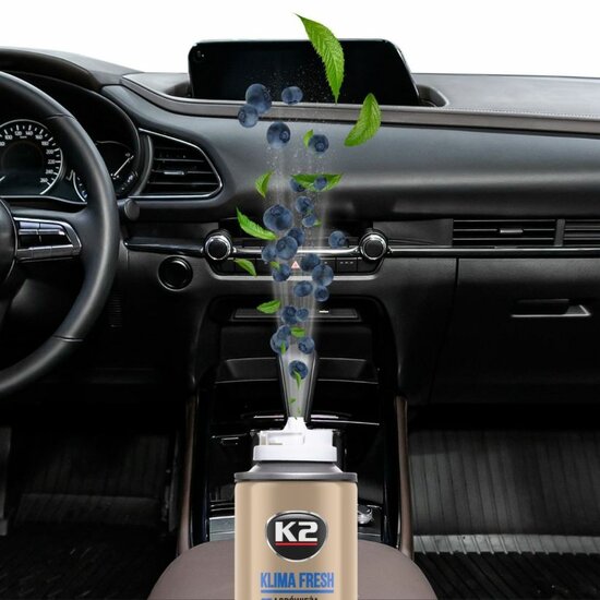 k2 klima fresh blueberry 150ml - airco reiniger - interieur verfrisser