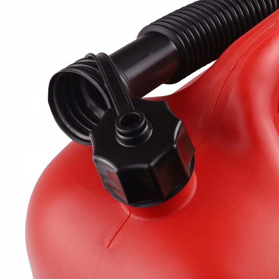 plastic jerrycan 20l rood - brandstof - kunststof - bremher