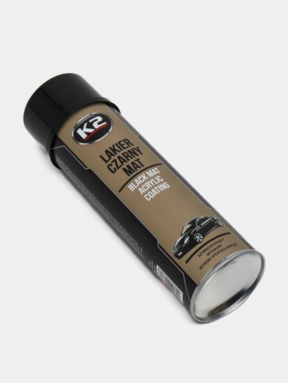 k2 zwarte acryllak mat 500ml - snel drogende zwarte - matte acrylverf - toepassing binnen als buiten