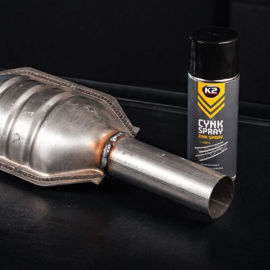 k2 zinkspray 400 ml - sneldrogende corrosiebescherming voor metaal
